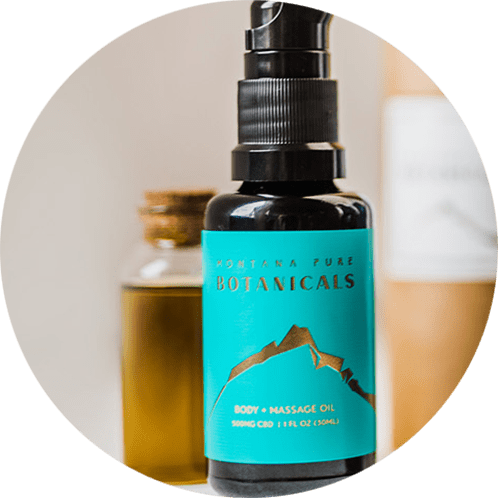 Montana Pure Botanicals CBD Massage Oil for Sale